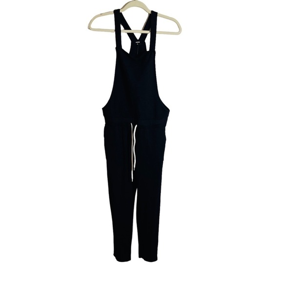 Nwt Monrow Overall With Patch Pockets in Black - Picture 3 of 7